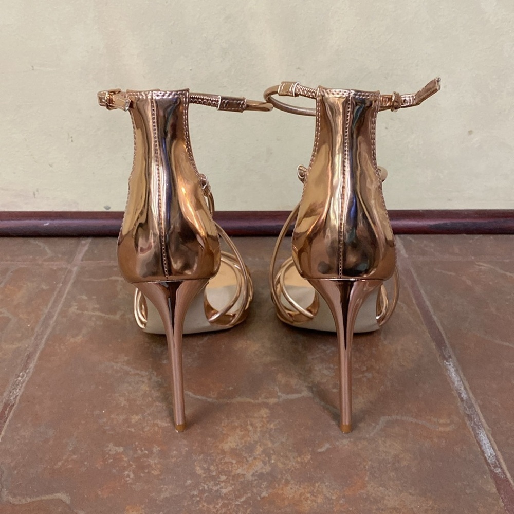 Steve Madden ‘Satire’ rose gold/copper heels size 9 - Picture 5 of 7